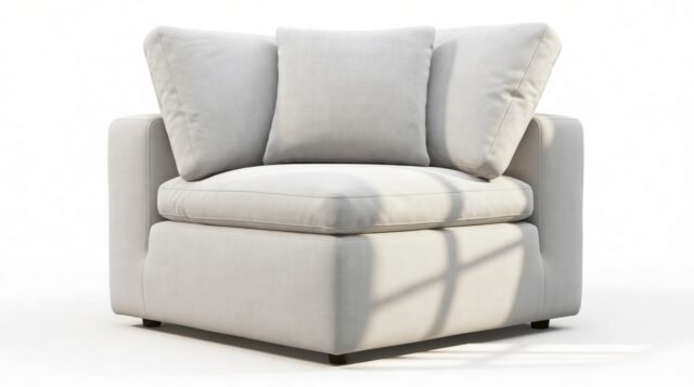 The Ciel – Dove Linen, Corner Module