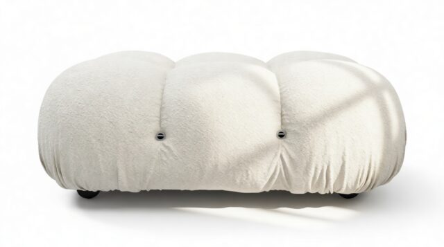 The Bellini – White Boucle, Ottoman