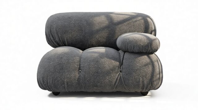 The Bellini – Gray Boucle, Right Arm