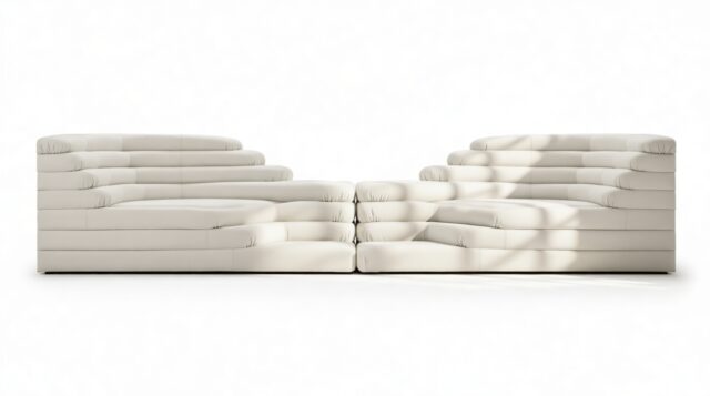 The Terrazza – Cream Vegan Leather, Combination