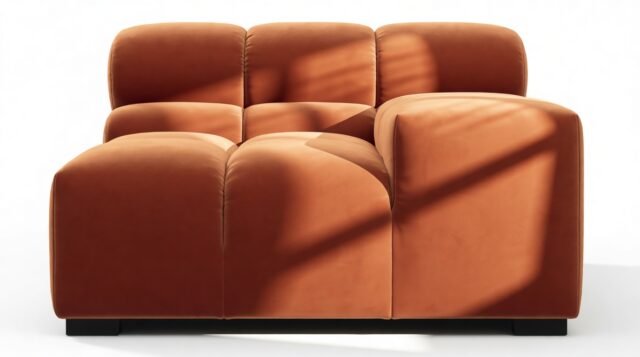 The Tufty – Spice Velvet, Armrest (Right)