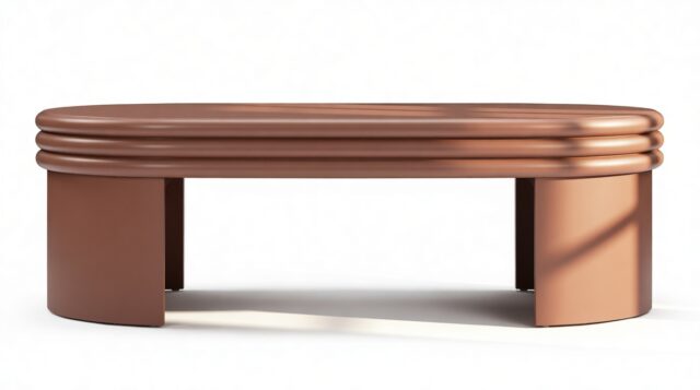 The Pasquale – Terracotta, Oval Coffee Table