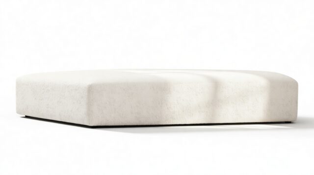 The On the Rocks – White Textured Chenille, Seat Section 1