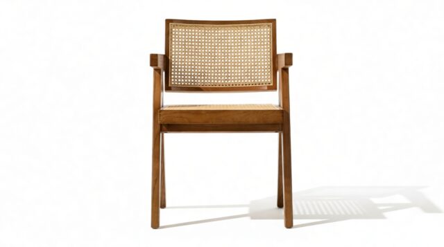 The Jeanneret Armchair – Walnut, Armchair