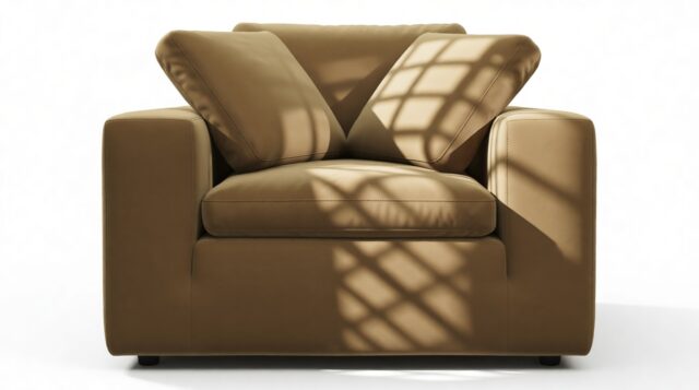 The Ciel – Old Gold Velvet, Lounge Chair