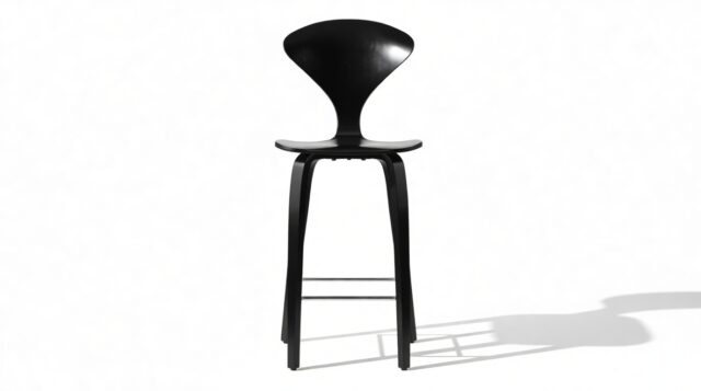 The Norman – Black, Counter Stool