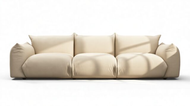 The Marenco Outdoor – Latte Performance Weave (Outdoor), Three Seater Sofa