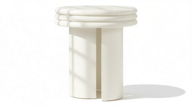 The Pasquale – Ivory, Side Table