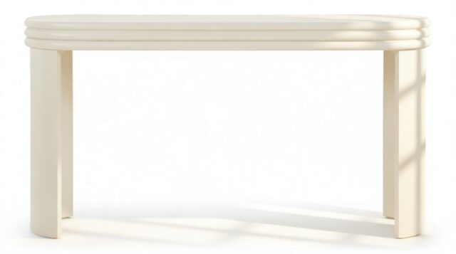 The Pasquale – Ivory, Console Table