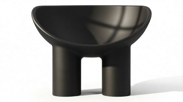 The Roly Poly – Black, Lounge Chair