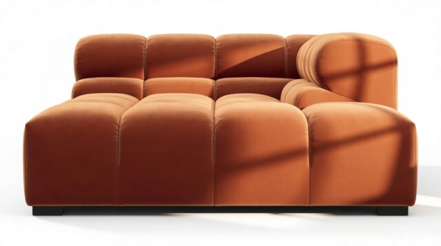 The Tufty – Spice Velvet, Deep Corner Half (Right)