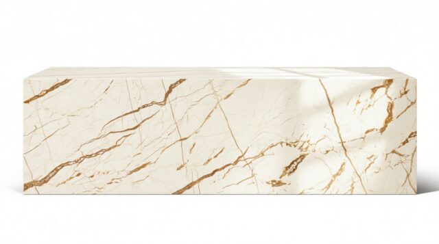 The Plinth – Sofita Gold Marble, Coffee Table
