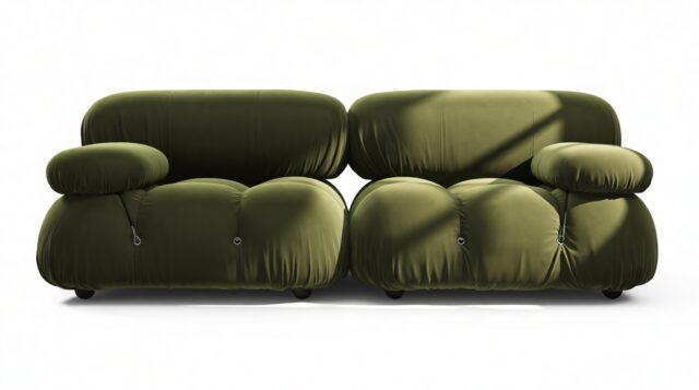 The Bellini – Thyme Luxe Velvet, Two Seater Sofa