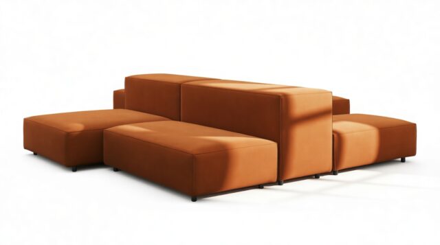 The Extrasoft – Burnt Orange Velvet, Combination 1 (Left)
