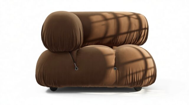 The Bellini – Mocha Velvet, Left Corner