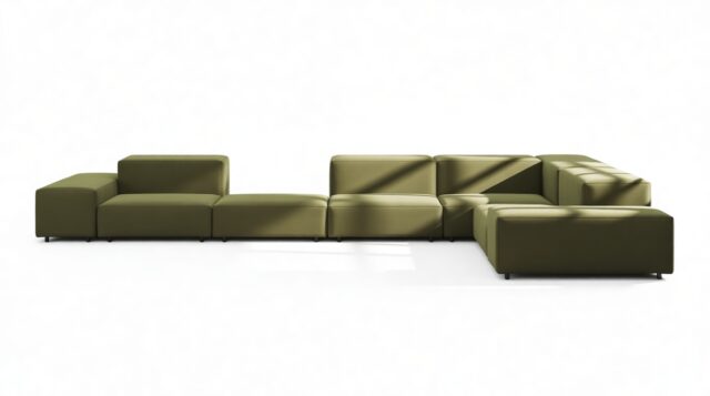 The Extrasoft – Spruce Luxe Velvet, Large Corner (Right)