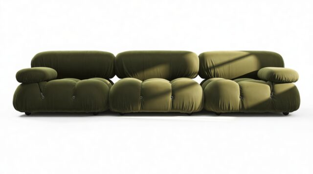 The Bellini – Thyme Luxe Velvet, Three Seater Sofa