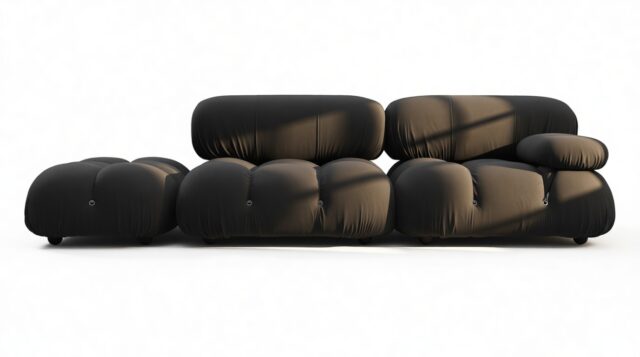 The Bellini Outdoor – Black Performance Weave (Outdoor), Open End Sofa (Left)