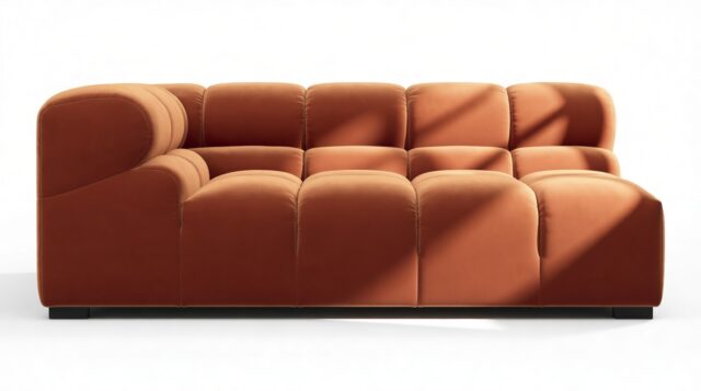 The Tufty – Spice Velvet, Extra Large Corner (Left)