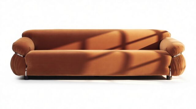 The Sesann – Spice Velvet, Three Seater Sofa