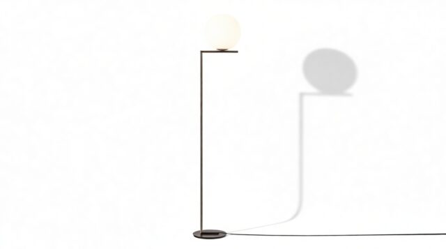 The IC – Pewter, Floor Lamp