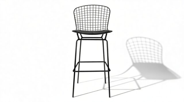The Bertie – Black Frame, Bar Stool