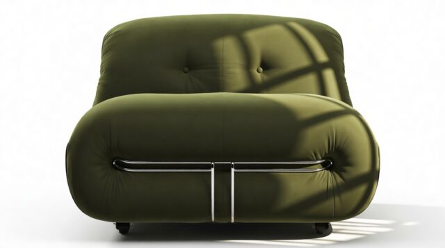 The Soriana – Thyme Luxe Velvet, Lounge Chair