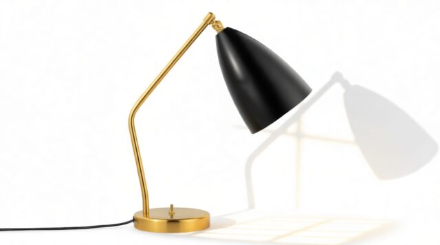 The Grasshopper – Black, Table Lamp