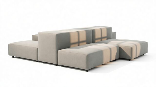 The Extrasoft – Soft Gray Brushed Weave, Combination 1 (Right)