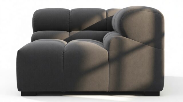 The Tufty – Ink Brushed Weave, Corner (Right)