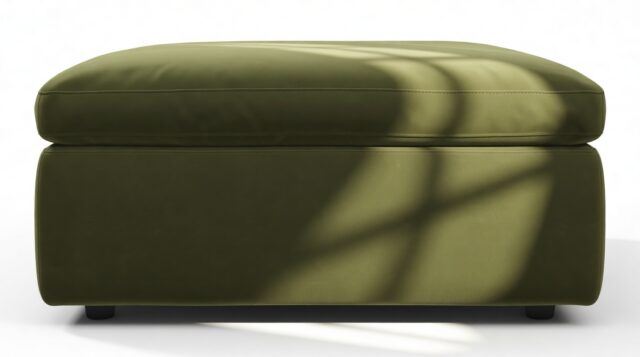 The Ciel – Spruce Luxe Velvet, Ottoman