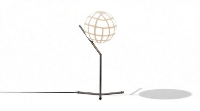 The IC – Pewter, T1 Table Lamp