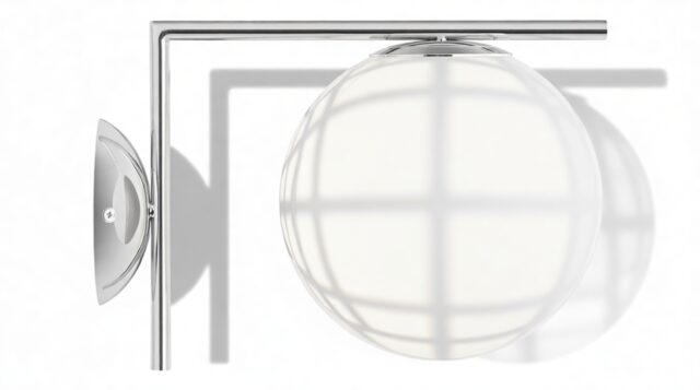 The IC – Chrome, Outdoor Wall Light