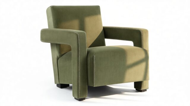 The Utrecht – Olive Green Velvet