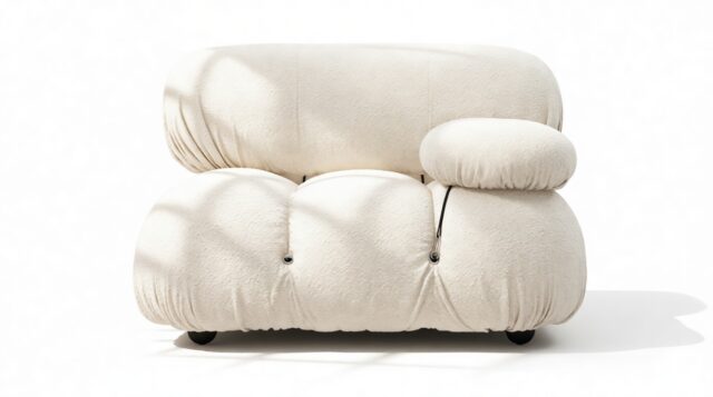 The Bellini – White Boucle, Right Arm