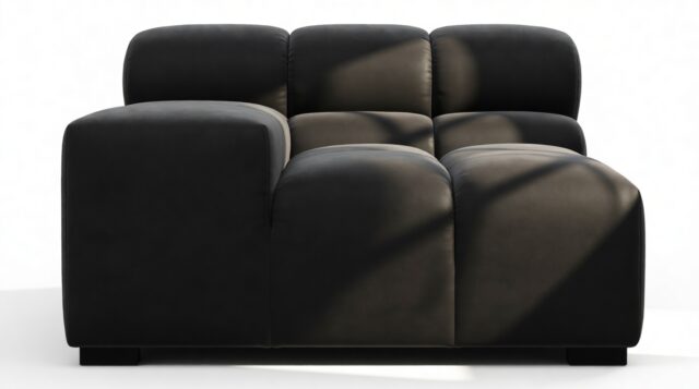 The Tufty – Black Velvet, Armrest (Left)