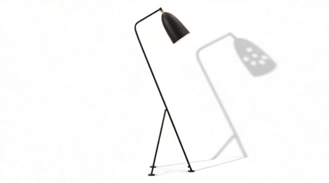 The Grasshopper – Black, Floor Lamp