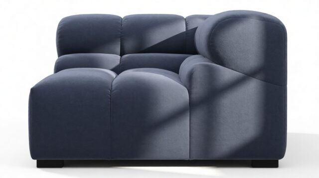 The Tufty – Royal Blue Wool, Corner (Right)