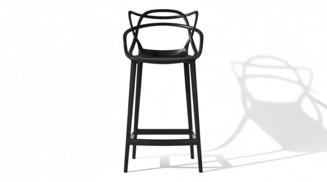 The Masters – Black, Counter Stool
