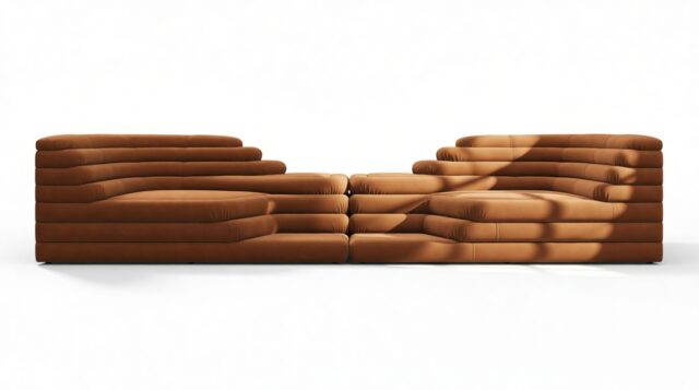 The Terrazza – Burnt Orange Vegan Suede, Combination