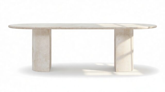 The Alighieri – White Travertine, 98in