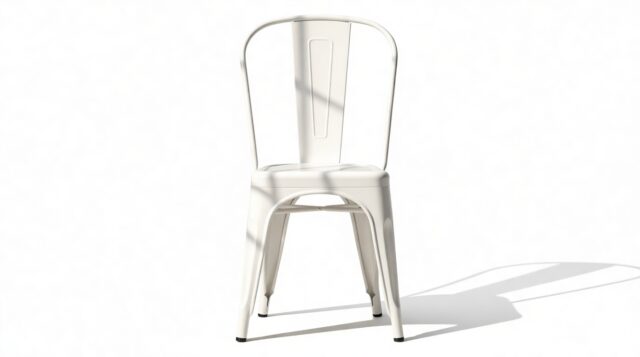 The Tolix – White, Dining Chair