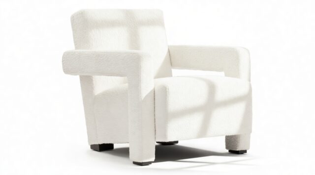 The Utrecht – White Boucle