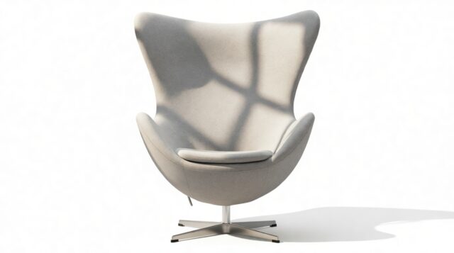 The Jacobsen – Light Gray Wool, Lounge Chair
