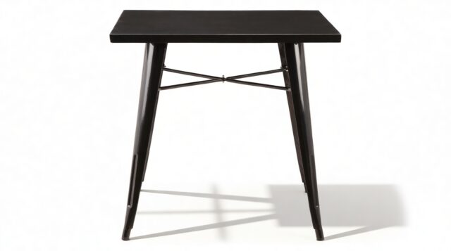 The Tolix – Black, Dining Table