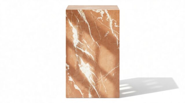 The Plinth – Rojo Alicante, Side Table