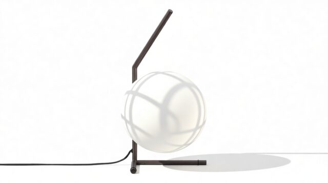 The IC – Pewter, T1 Low Table Lamp