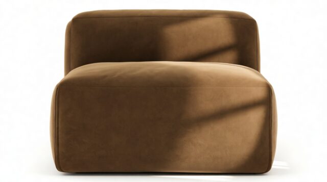 The Le Mura – Brown Vegan Suede, Armless