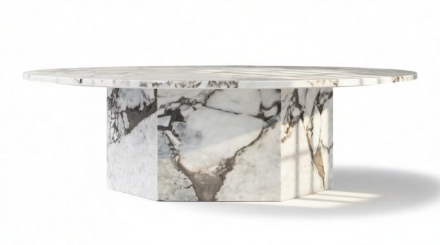 The Saga – Modellato Marble, Large Coffee Table