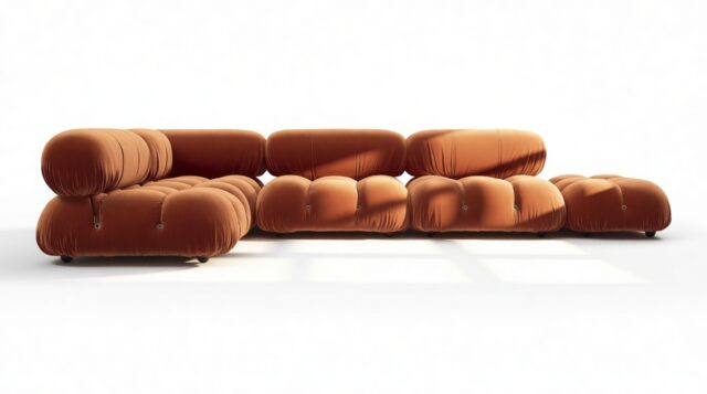 The Bellini – Spice Velvet, Sectional (Left Corner)